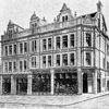 Old drawing of the building on West Street
