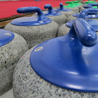Photo of a curling stone