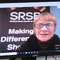 Photo of an online training meeting