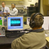 Photograph of Talking News studio