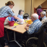 Photo of cookery group