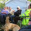 Photograph of SRSB clients at an outdoor concert
