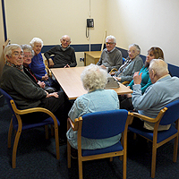 Photogrpah of the Reminiscence Group at SRSB
