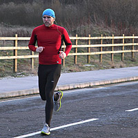 Photograph of Simon running