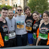 Photograph of SRSB runners