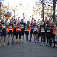 Photograph of some of the SRSB runners in 2017