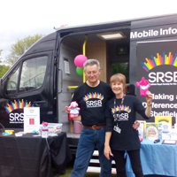 Photograph of Mobile Information Unit at previous event