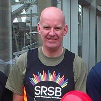 Photograph of Steve at the Yorkshire Half Marathon