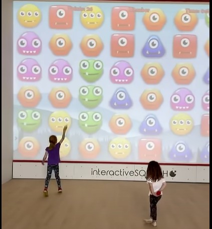 Children playing ball blast