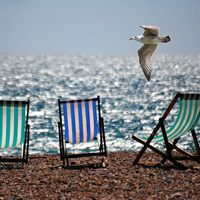 Photo of deckchairs