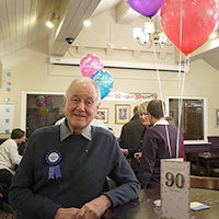 Photo of Graham at his birthday celebration