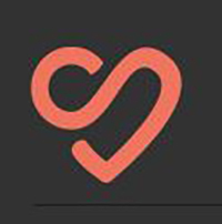 Compassionate Sheffield logo which is an S turning in to the shape of a heart