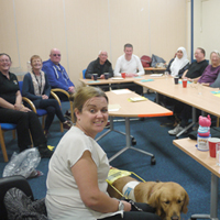 Photo of a group of people at a previous Looking Ahead course
