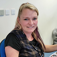 Photo of Charley on reception at SRSB