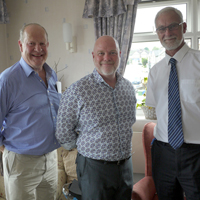 Photograph of Kevin with Steve, SRSB General Manager and Tony Cooper, SRSB's Chairman