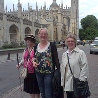 Photograph of visitors to Cambridge
