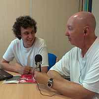 Photograph of Tramlines interview