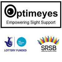 Optimeyes, Lottery and SRSB logo