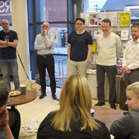 Photograph of previous session of Job Club