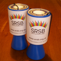 Photograph of SRSB collection tins