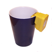 Photograph of a liquid level indicator on a mug