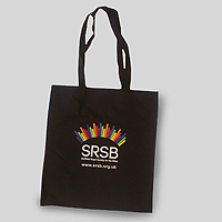 Photograph of SRSB tote bag