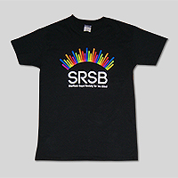 Photograph of T Shirt with SRSB logo on the front