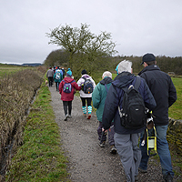 Photograph of walking group at Lodge Moor