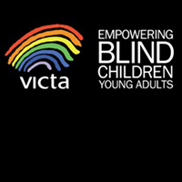 Victa logo empowering blind children and young adults