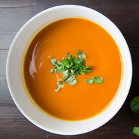 Photo of a bowl of soup
